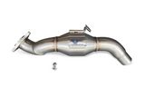 22-24 Ford Ranger 2.3L EcoBoost CV Fabrication RFCDP-2 3in Stainless Steel Catted Downpipe