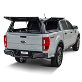 19-25 Ford Ranger Westin 16-14025 EXP Truck Cap with Solid Front Glass Matte Black (CC 5ft. Bed)