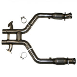 12-13 Ford Mustang GT 5.0L 4V - 302 Boss Edition Kooks 11413510 3" x 2-3/4"(OEM) SS Catted H-Pipe