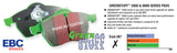 18-21 Ford F-150 2.7L Twin Turbo (2WD) / Expedition EBC DP63088 Greenstuff Front Brake Pads