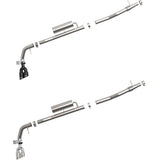 19-23 Ford Ranger L4 2.3L Ecoboost aFe 49-33119-B Rebel Series 3in 304 SS Cat-Back Exhaust Side Exit w/ Black Tips