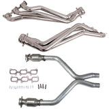 11-14 Ford Mustang V6 BBK 16422 1-3/4 Long Tube Headers w/High Flow Catted X-Pipe (Silver Ceramic)