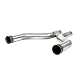 11-14 Ford Mustang GT V8 5.0L MBRP S7263409 3in H-Pipe T409 Exhaust System Use w/ Factory Cats