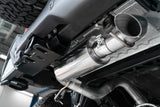 21-23 Ford Bronco 2.3L / 2.7L Ecoboost MBRP S5237AL 3in Single Rear Turn Down Exit Cat Back Exhaust Kit