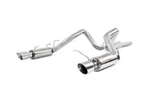 11-14 Ford Mustang V8 5.0L MBRP S7264409 Dual Split Rear Race Version T409 3in Cat Back Exhaust System