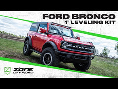 21-23 Ford Bronco V6 2.7L & I4 2.3L Ecoboost Zone Offroad F1102 1" Leveling Kit