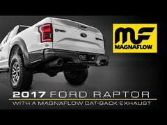 17-20 Ford Raptor V6 3.5L Ecoboost Magnaflow 19350 MF Series 3" Cat Back Exhaust Dual Black Coated 3in Tips