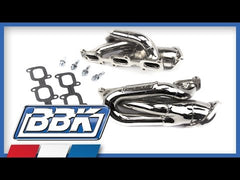 11-17 Ford Mustang V6 BBK 14420 Silver Ceramic Shorty Headers Performance Upgrade