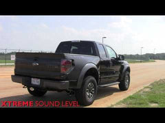 2011-2014 Ford F-150 V8 Corsa 14393BLK Cat-Back Exhaust System Single Side Exit with Twin 4.0" Black Tips