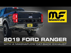 19-23 Ford Ranger 2.3L Ecoboost Magnaflow 19452 Street Series 3" Cat Back Exhaust Single Exit Black Coated Tips