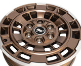 21-23 Ford Bronco L4 2.3L/V6 2.7L Ford Racing M-1007K-P1785BRN 17x8.5 Wheel Kit-Sinister Bronze