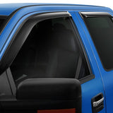 04-08 For F-150 SuperCrew Westin 72-37488 Wade Slim Wind Deflector 4pc -Smoke