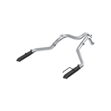 24-25 Ford Ranger Raptor 3.0L MBRP S5270BLK 3in Dual Rear Turn-Down Axle Back Exhaust - Armor BLK Tips