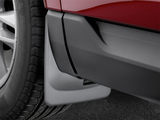 24-25 Ford Ranger (No Raptor) WeatherTech 120186 No Drill Rear MudFlaps - Black
