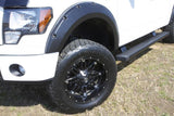 09-14 Ford F-150 Lund RX312T RX-Rivet Style Textured Elite Series Fender Flares - Black(4 Pc.)