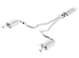 15-17 Ford Mustang GT V8 5.0L Borla 140589BC MT/AT 2.5in Pipe Black 4in Tip Cat-Back Exhaust System Touring