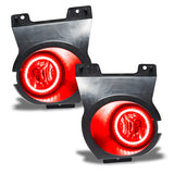 11-14 Ford F-150 ORACLE Lighting 8107-003 Pre-Assembled Halo Fog Lights - Red