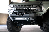 21-24 Ford Bronco v6 2.3L & 2.7L DV8 FBBR-02 Offroad Modular Front Bumper Winch Capable w/ Auxiliary Light Mounts