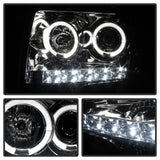 09-14 Ford F-150 Spyder 5010254 Projector Headlights Halogen Model LED Smoke