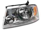 04-08 Ford F-150 Raxiom RAXT551341 Axial Series OEM Style Replacement Headlights- Chrome Housing (Clear Lens)