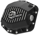 21-23 Ford Bronco L4 2.3L / V6 2.7L aFe 46-71290B Pro Series Rear Dana M220 Differential Cover Black w/ Machined Fins