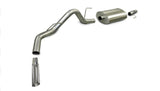 06-08 Ford F-150 V8 Corsa 24383 3.0" Cat-Back Exhaust System Single Side Exit with Single 4.0" Polished Tips