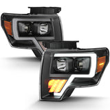 09-14 Ford F-150 ANZO 111445 Projector Light Bar G4 H.L. Black Amber