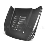 15-17 Ford Mustang Anderson Composites AC-HD15FDMU-GT5-DS Double Sided Type-GT5 Carbon Fiber Hood