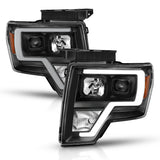 09-14 Ford F-150 ANZO 111443 Projector Light Bar H.L Black Amber