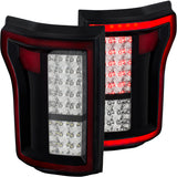 15-17 Ford F-150 ANZO 311262 LED Taillights Red/Clear