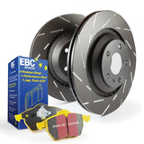 15-22 Ford Mustang 2.3L/ 5.0L/ 3.7L EBC S9KR1508 S9 Kits Yellowstuff Pads and USR Rotors