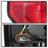 15-17 Ford F-150 Spyder 5085320 LED Tail Lights (w/ Blind Spot) - Red Clear