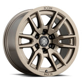 21-23 Ford Bronco ICON 2417858347BR Vector 6 17x8.5 6x5.5 0mm Offset 4.75in BS 106.1mm Bore Bronze Wheel