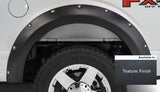 15-17 Ford F-150 Stampede 8432-5 67.1/78.9/97.6in Bed Ruff Riderz Fender Flares 4pc Textured