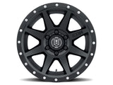 21-23 Ford Bronco ICON 1818908350SB Rebound 18 x 9 / 6 x 5.5 / 0mm Offset 5in BS 106.1mm Bore Satin Black Wheel