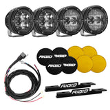 2022 Ford Bronco Raptor / 21-22 Ford Bronco Rigid 46722 A-Pillar Light Kit with a set of 360 Spot and a set 360 Drive Lights