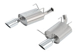 11-14 Ford Mustang 3.7 V6 Borla S-Type Split Rear Exit Performance Exhaust System Axle Back Borla