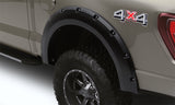 21-23 Ford F-150 (Excl. Lightning) LUND RX150TB RX-Rivet Style Textured Fender Flares - Black (2 Pc. Rear)