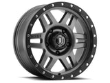 21-23 Ford Bronco ICON 1417858347GM Six Speed 17x8.5 6x5.5 0mm Offset 4.75in BS 108mm Bore Gun Metal Wheel