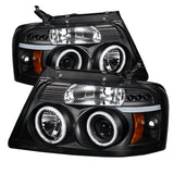 04-08 Ford F150 Spyder 5030085 Projector Headlights V2 CCFL Halo LED - Black