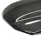 10-12 Ford Mustang Anderson Composites AC-HD10FDMU-CJ 3in Type-CJ Carbon Fiber Cowl Hood