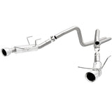 2014 Ford Mustang V6 3.7L Magnaflow 15245 Comp Series Dual Split Rear Polished Stainless C/B Perf Exhaust