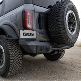 21-24 Ford Bronco 4DR / 2DR Go Rhino 371400T Rockline Rear Full Width Bumper - Textured Black