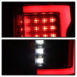 15-17 Ford F-150 Spyder 5085313 Light Bar LED Tail Lights (w/ Blind Spot) - Black