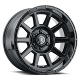 21-24 Ford Bronco ICON 6220108345GB Recoil 20x10 6x5.5 -24mm Offset 4.5in BS Gloss Black Wheel