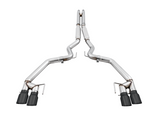 18-23 Ford Mustang GT (S550) AWE Tuning 3020-43072 Cat-back Exhaust-Track Edition(Quad Diamond Black Tip