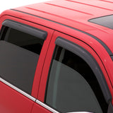 15-23 Ford F-150 Supercrew AVS 94975 Ventvisor Outside Mount Window Deflectors 4pc - Smoke