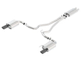 15-17 Ford Mustang GT V8 5.0L Borla 140589BC MT/AT 2.5in Pipe Black 4in Tip Cat-Back Exhaust System Touring