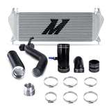 19-23 Ford Ranger 2.3L EcoBoost Mishimoto MMINT-RGR-19KSLBK Performance Intercooler Sleek Silver w/ Black Piping