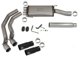 04-08 Ford F-150 V8 4.6/5.4L aFe 49-43079-B Rebel Exhausts Cat-Back SS  w/ Black Tips